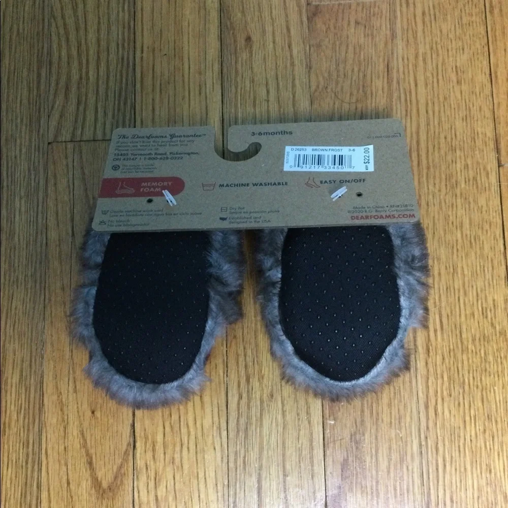 Baby Bear Slippers 3 - 6 Mo 2 Dearfoams Holiday